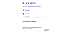 Desktop Screenshot of meeting.normanshutters.com